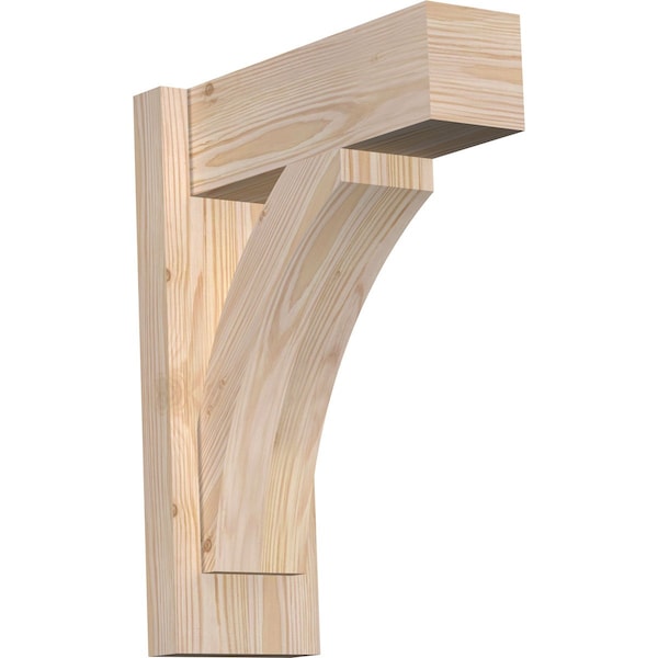 Ekena Millwork Thorton Block Smooth Outlooker, Douglas Fir, 5 1/2"W x 14"D x 18"H OUT06X14X18THR05SDF - main